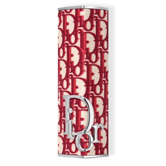Dior Addict Shine Lipstick Case in Burgundy Oblique NEW - Picture 1 of 4